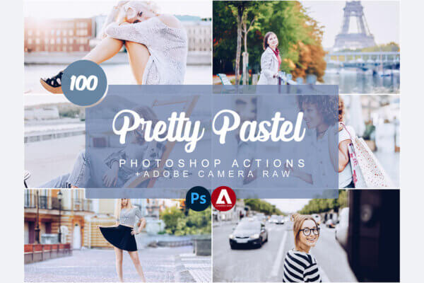 pretty pastel photoshop actions - ByPresets