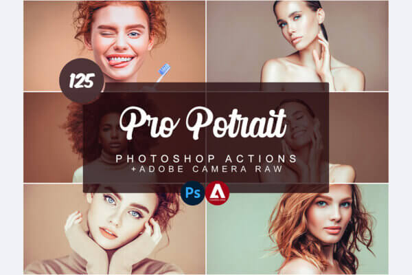 pro potrait photoshop actions - ByPresets