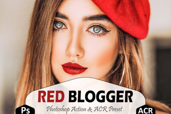 red blogger photoshop actions and acr scaled - ByPresets