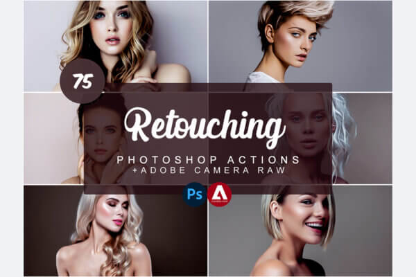 retouching photoshop actions - ByPresets