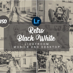 Retro BW Mobile and Desktop Lightroom Presets