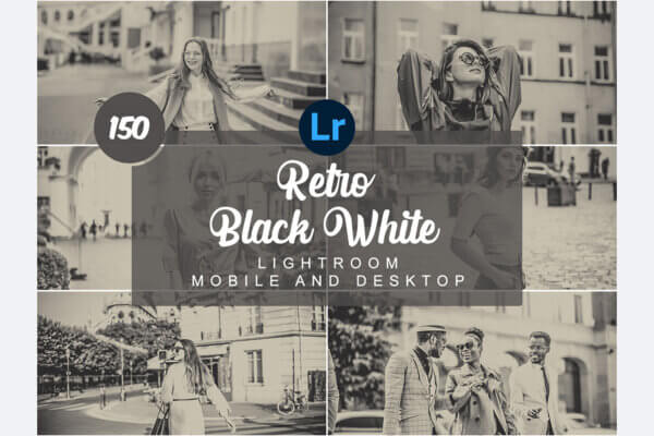 retro bw mobile and desktop presets - ByPresets