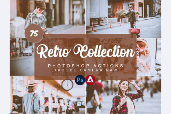 retro collection photoshop actions - ByPresets