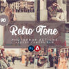 retro tone photoshop actions - ByPresets