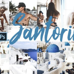 Santorini Color Grading Photoshop Action