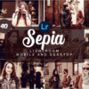 sepia mobile and desktop presets - ByPresets