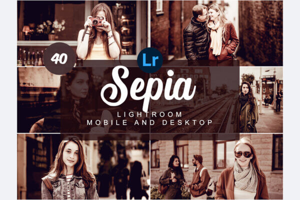 sepia mobile and desktop presets - ByPresets