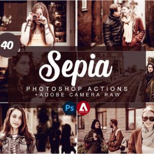 Sepia Photoshop Actions