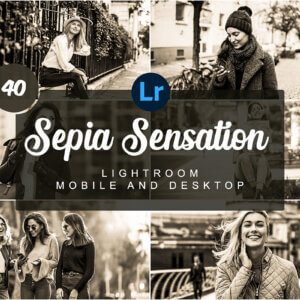 Sepia Sensation Mobile and Desktop Lightroom Presets