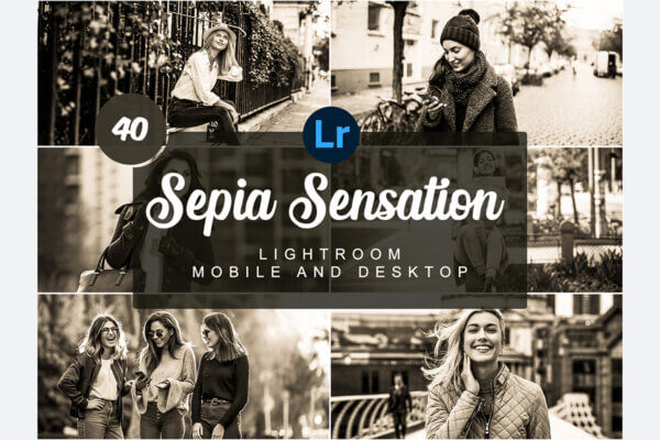 sepia sensation mobile and desktop prese - ByPresets