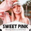 sweet pink photoshop actions acr preset - ByPresets