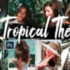 tropical color grading photoshop actions - ByPresets