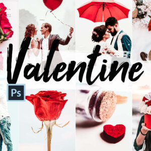 Valentine Photoshop Actions ACR and LUT