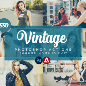 Vintage Photoshop Actions